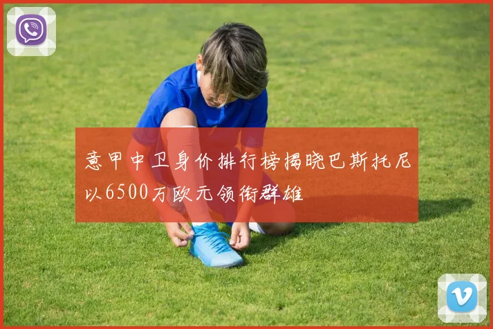 意甲中卫身价排行榜揭晓巴斯托尼以6500万欧元领衔群雄