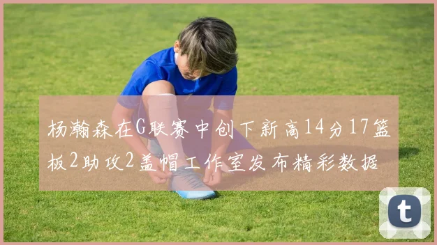 杨瀚森在G联赛中创下新高14分17篮板2助攻2盖帽工作室发布精彩数据海报